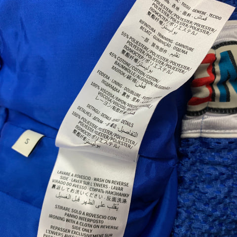 GUCCI 2018 Size S Blue White Graphic Polyester Magnetismo Shorts