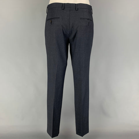 J CREW Size 38 Charcoal Wool Notch Lapel Suit