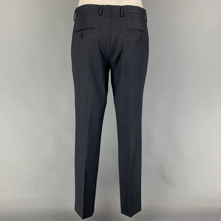 J CREW Size 38 Charcoal Wool Notch Lapel Suit