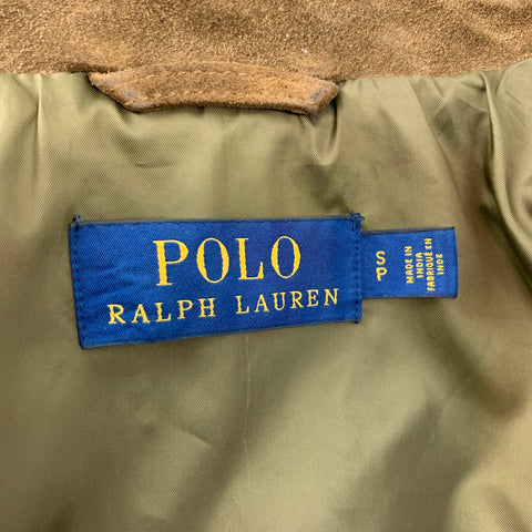 POLO by RALPH LAUREN Size S Brown Suede Motorcycle Jacket
