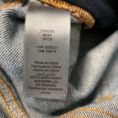 JOHN VARVATOS Size 30 Blue Cotton Elastane Jeans