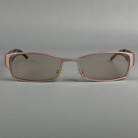 YVES SAINT LAURENT Pink Metal Tinted Frames