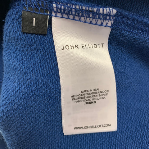 JOHN ELLIOTT Pantalones deportivos con cordón de algodón azul real Talla S