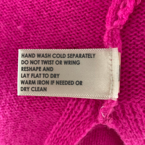 WHITE+WARREN Size S Pink Cashmere Knitted Cardigan