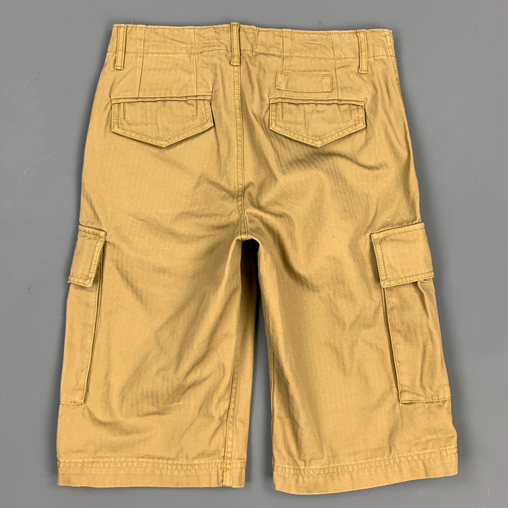 MARC by MARC JACOBS Talla 28 Pantalones cortos cargo de algodón caqui