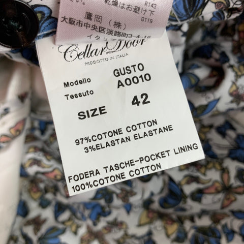 CELLAR DOOR Size 6 White Eyelet Cotton Zip Fly Casual Pants