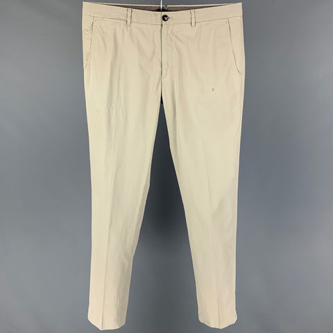 ERMENEGILDO ZEGNA Size 36 Beige Cotton Casual Pants