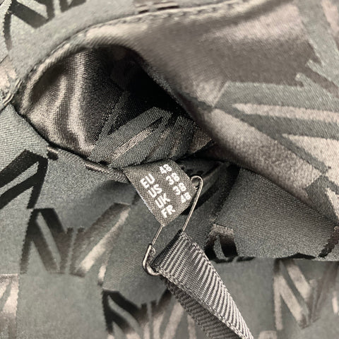 MARCELL VON BERLIN Size S Black Pattern Viscose Blend Long Sleeve Shirt