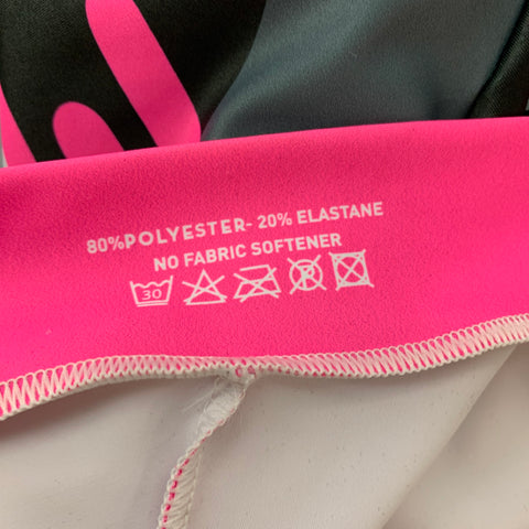 WALTER VAN BEIRENDONCK FW19 Size M Black Pink Monster Graphic Jersey Bike Top
