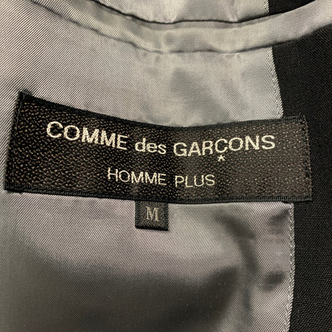 COMME des GARCONS HOMME PLUS Size M Black Single breasted Coat