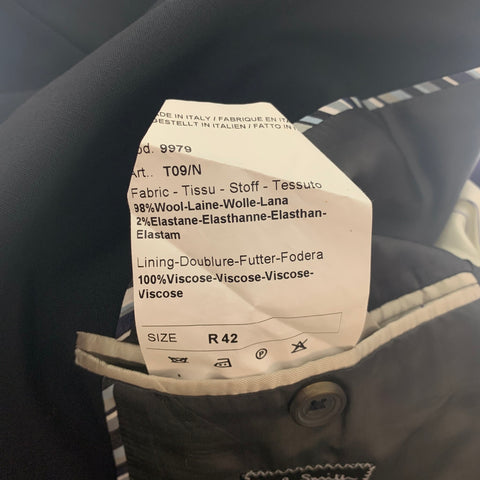 PAUL SMITH Size 42 Regular Black Wool Single Breasted Suit