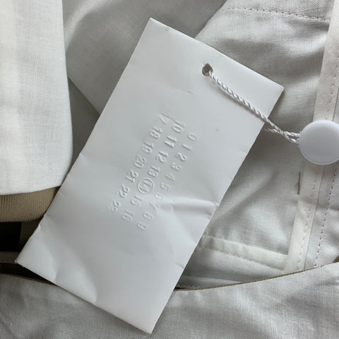 MAISON MARTIN MARGIELA Size 34 Khaki Cotton Button Fly Casual Pants