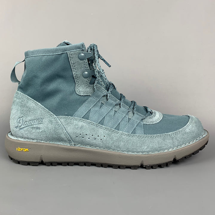 DANNER Size 10 Sea Foam Mixed Fabrics Suede High Top Sneakers