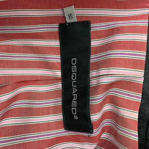 DSQUARED2 Size 40 Charcoal Wool Peak Lapel Sport Coat