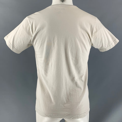 NICE COLLECTIVE Size M Gray Graphic Cotton T-shirt