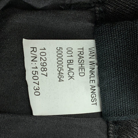 KSUBI Size 31 Charcoal Distressed Cotton Skinny Jeans