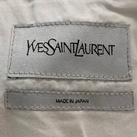 YVES SAINT LAURENT Size 36 Grey Multicolour Paint Splatter Jacket