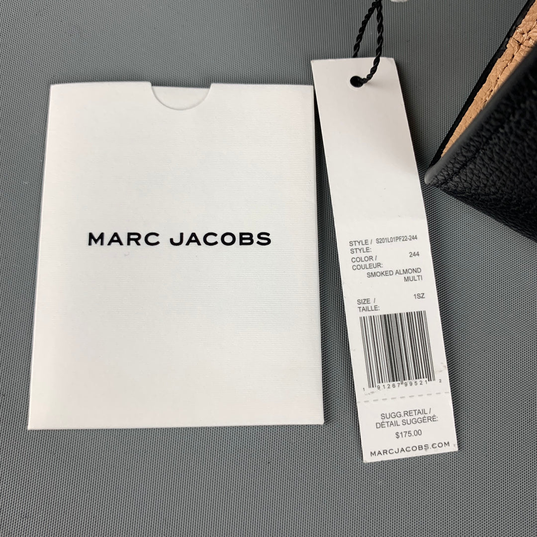 MARC JACOBS Black Tan Color Block Leather Clutch – Sui Generis Designer  Consignment