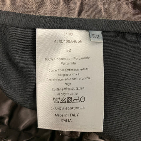 DIOR by Kim Jones Size L Grey Gunmetal Polyamide Drawstring Casual Pants