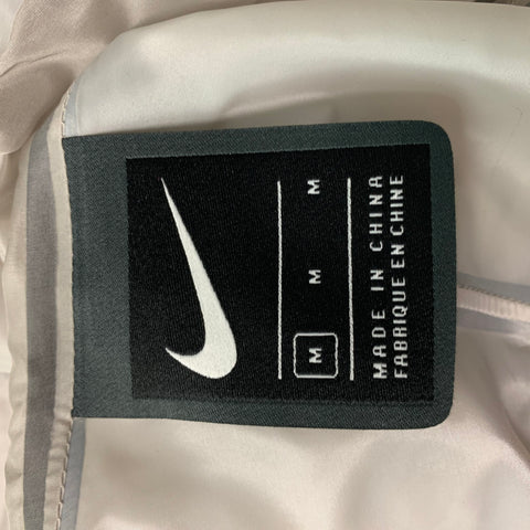 NIKE Size M Gray Black Nylon Zip Up Jacket