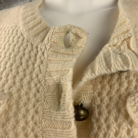MARC By MARC  JACOBS Size S Cream Wool Textured Cardigan Casual Top