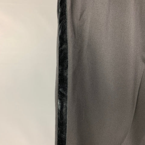 PAUL SMITH Size 36 Black Wool Tuxedo Dress Pants
