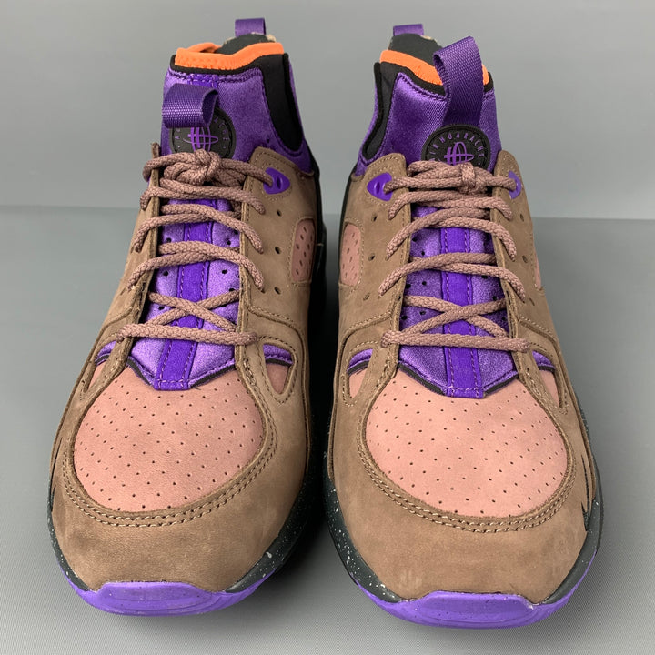 NIKE ACG AIR MOWABB Size 9.5 Brown Purple High Top Sneakers