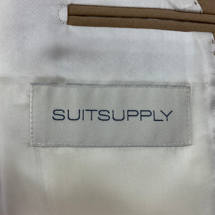 SUITSUPPLY Size 34 Camel Wool Single Breasted Suit