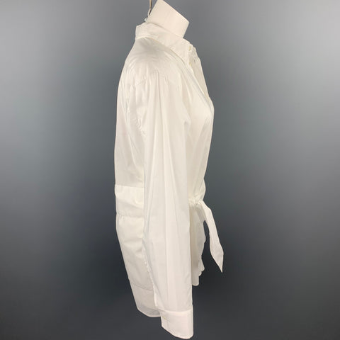 Y's by YOHJI YAMAMOTO Taille M Chemise enveloppante en coton blanc