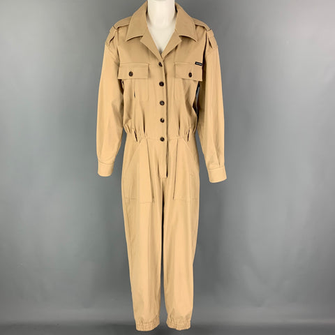DOLCE &amp; GABBANA Taille 8 Combinaisons à manches longues en coton beige
