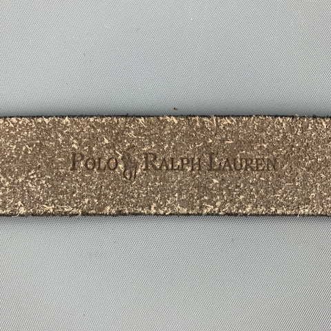 RALPH LAUREN Antique Size 32 Brown Leather Belt
