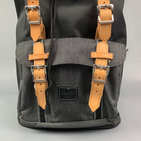 HERSCHEL Black & Grey Polyester America Backpack