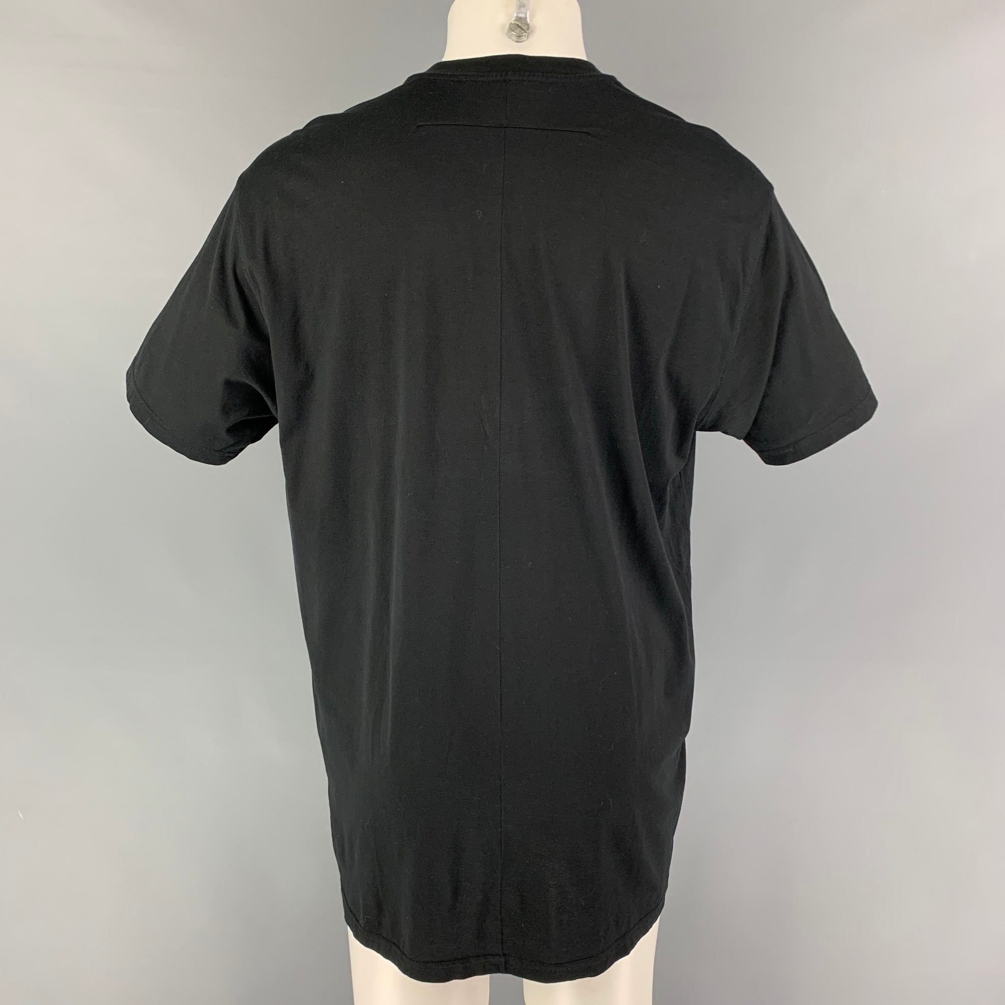 GIVENCHY Size S Black Applique Cotton Oversized T-shirt – Sui