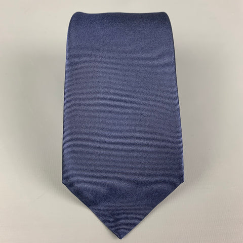 LOUIS VUITTON Navy Applique Silk Tie