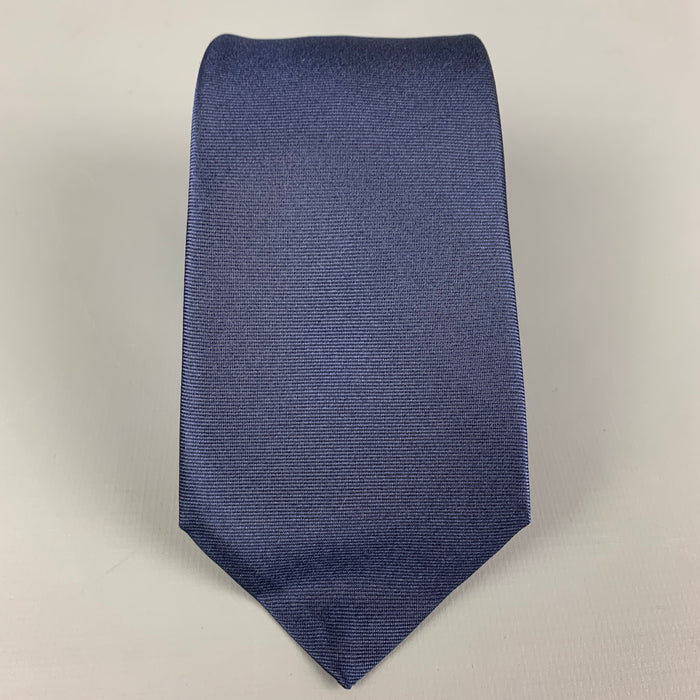 LOUIS VUITTON Navy Applique Silk Tie