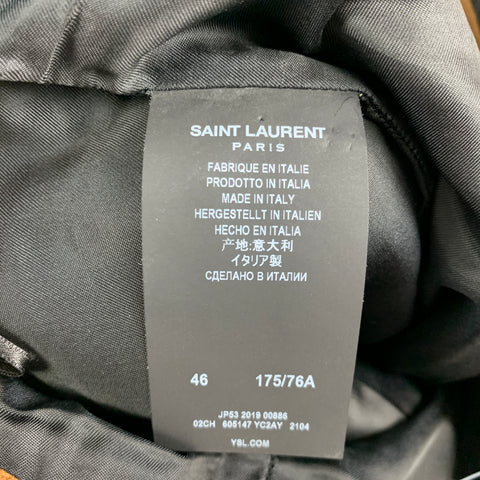 SAINT LAURENT Size 30 Brown & Tan Suede Casual Pants
