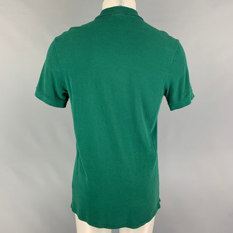 PS by PAUL SMITH Size M Green Embroidery Cotton Short Sleeve Polo
