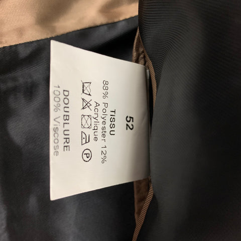 LORDS & FOOLS Size 42 Gold Black Jacquard Polyester Blend Sport Coat