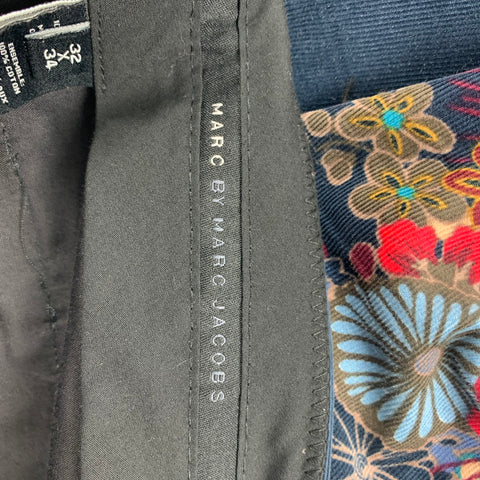 MARC by MARC JACOBS Size 32 Multi-Color Floral Cotton Zip Fly Casual Pants