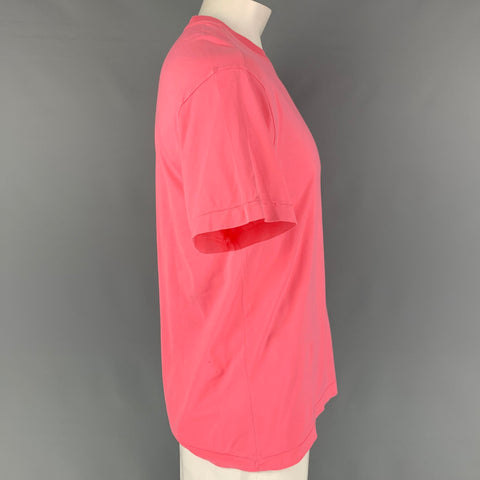 STONE ISLAND Camiseta Cuello Redondo Algodón Rosa Talla XL