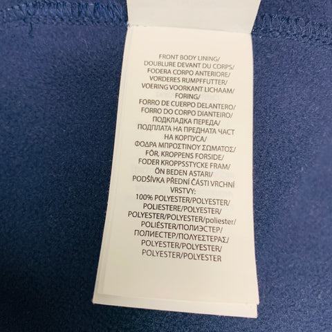 RALPH LAUREN Talla XL Chaqueta Camuflaje Poliéster Elastano Azul Marino