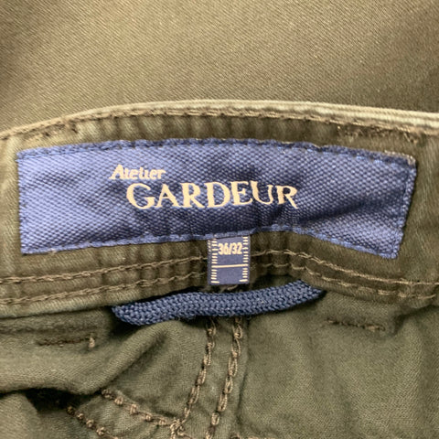 GARDEUR Nevio 2 Size 36 Black Cotton Jean Cut Casual Pants