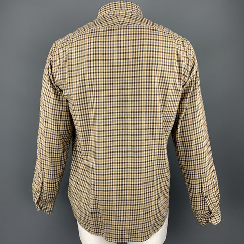 ENGINEERED GARMENTS Size L Beige Plaid Cotton Button Up Long Sleeve Shirt