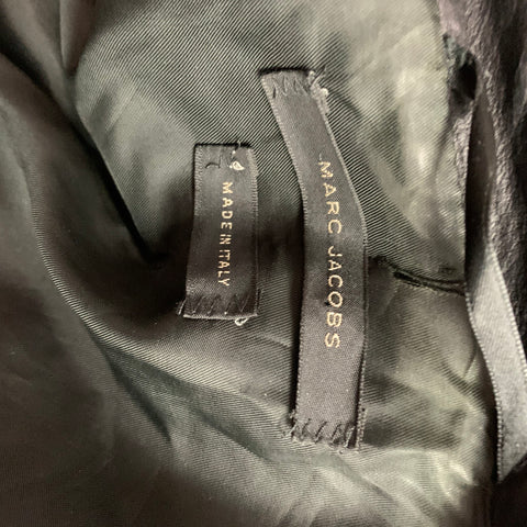 MARC JACOBS Talla 40 Chaqueta motera de cuero negra