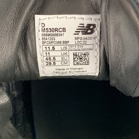 NEW BALANCE Reigning Champ Size 11.5 Black Suede Lace Up Sneakers