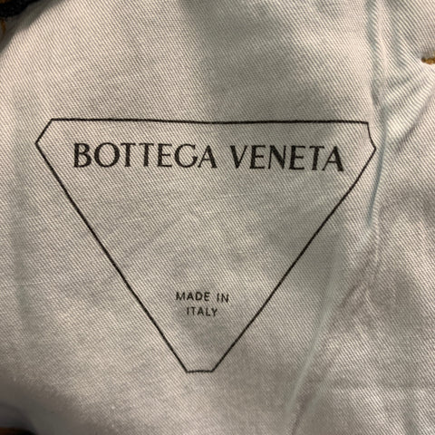 BOTTEGA VENETA Size 0 Blue Cotton Cropped Jeans