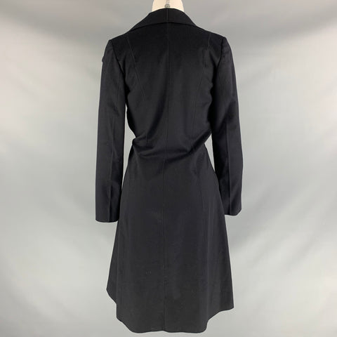 ORSON+BODIL Size 6 Black Wool Solid Coat