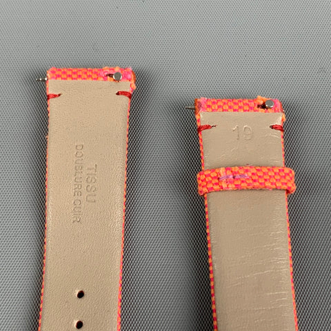 MERCI Pink Orange Yellow Checkered Watch Band