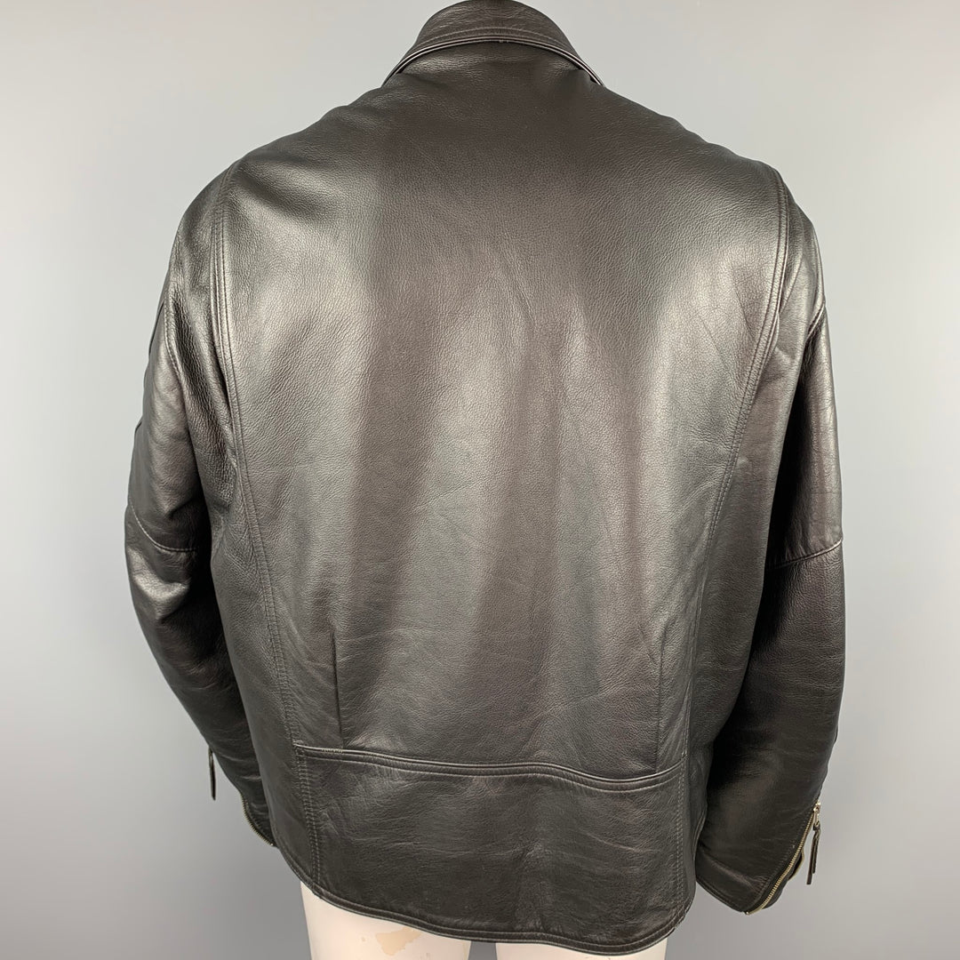 HARLEY DAVIDSON Size XXL Black Leather Motorcycle Jacket