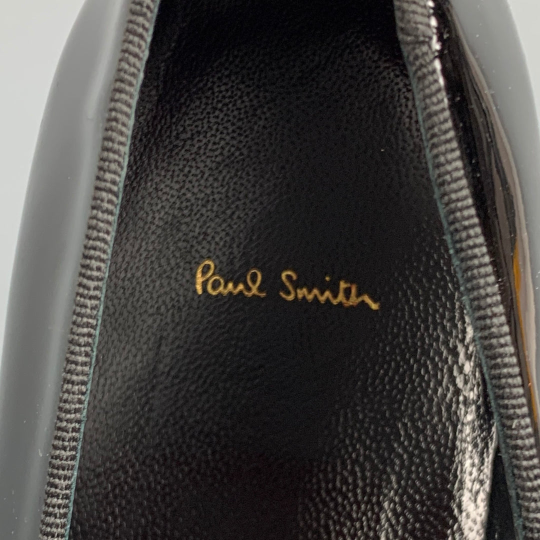 PAUL SMITH Size 7 Black Patent Leather Slip On Loafers – Sui  display picture 3